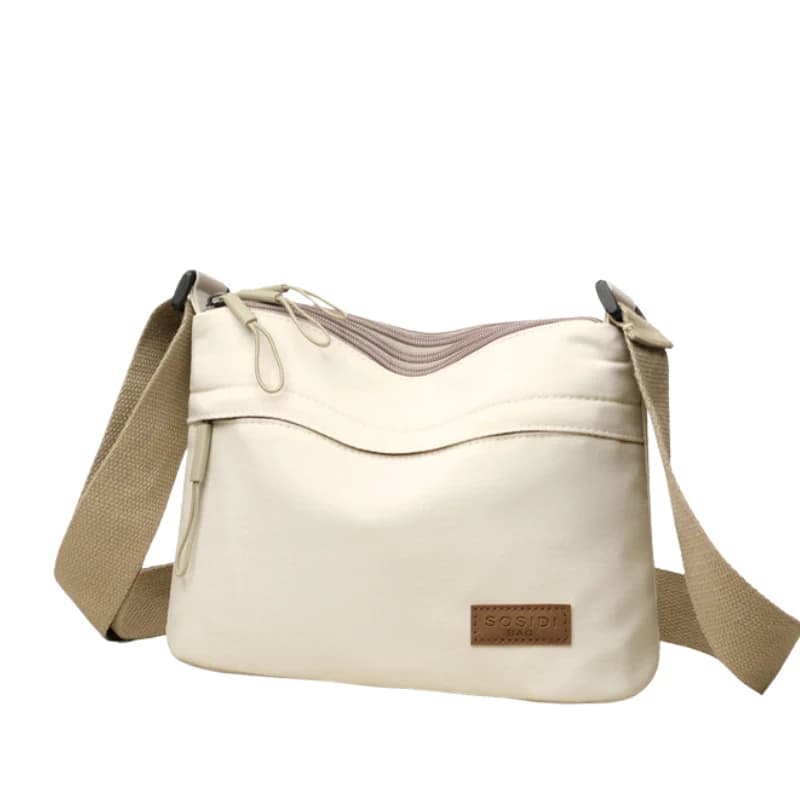Elevated Twill Crossbody Bag - Bags - Avorie Elevated Twill Crossbody Bag - Bags - Avorie